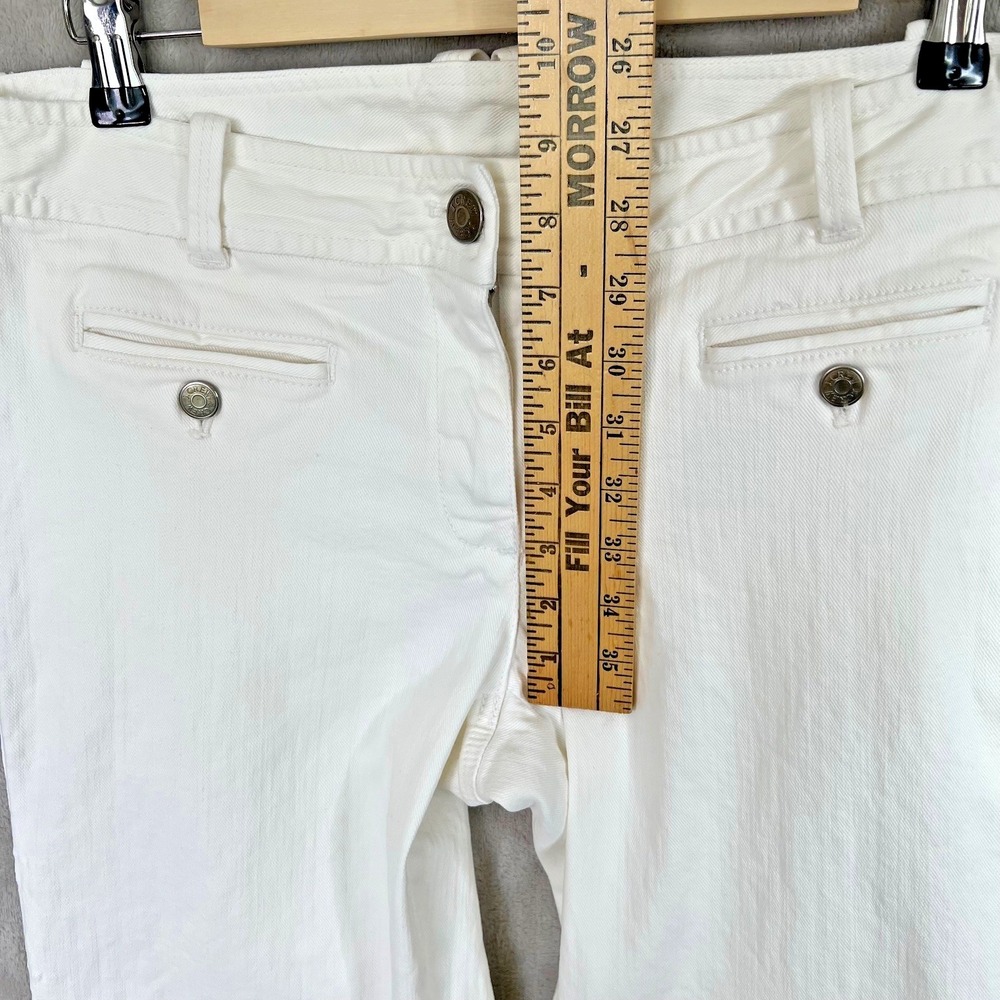 J Crew Jeans Womens 8 City Fit Denim Trouser Patch Pocket Vintage HK - Picture 7 of 10
